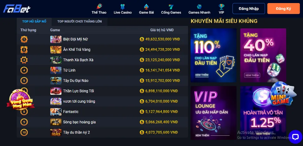 Bắn cá shbet800 win